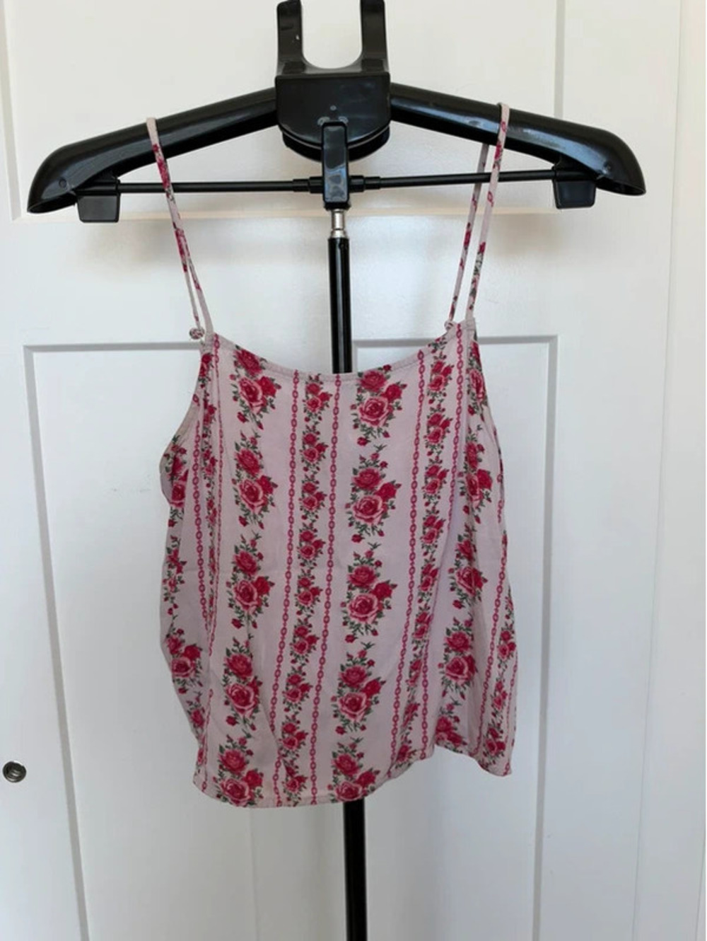 Divided Floral Tank Top